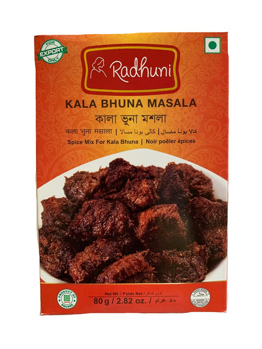 Radhuni Kala Bhuna Masala 80 gm - SHOBZEE