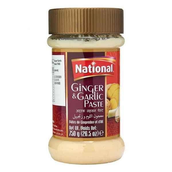 National Ginger Garlic Paste 1.6 lb (each) - SHOBZEE