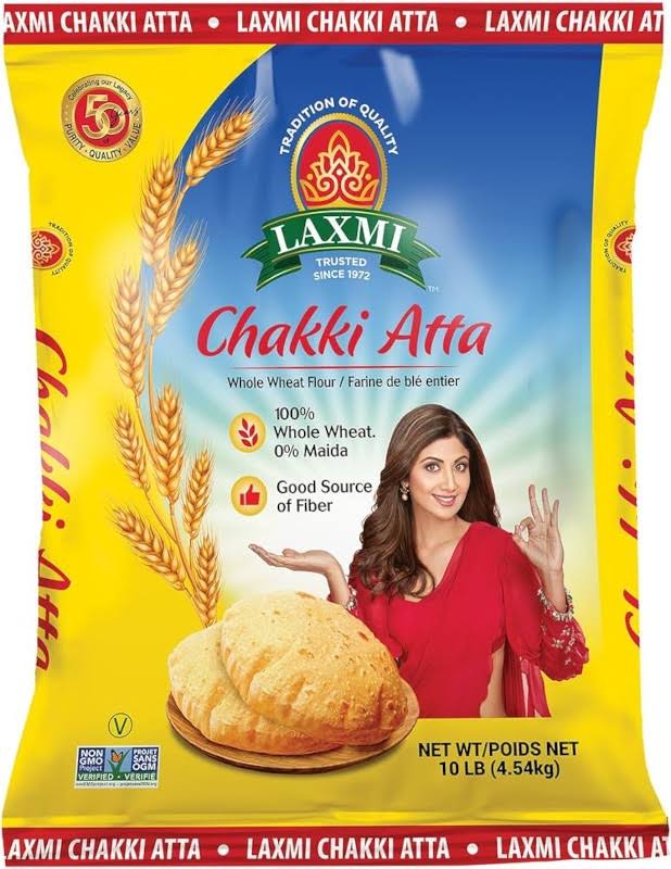 Laxmi chakki atta 10 lb (each) - SHOBZEE