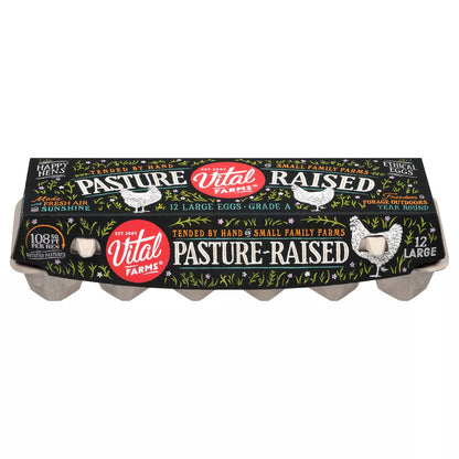 Vital Farms Pasture-Raised Grade A Large Eggs - 12ct