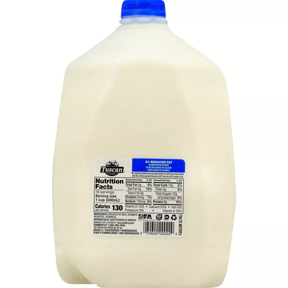 Tuscan 2% Milk - 1gal (3.78 lb)